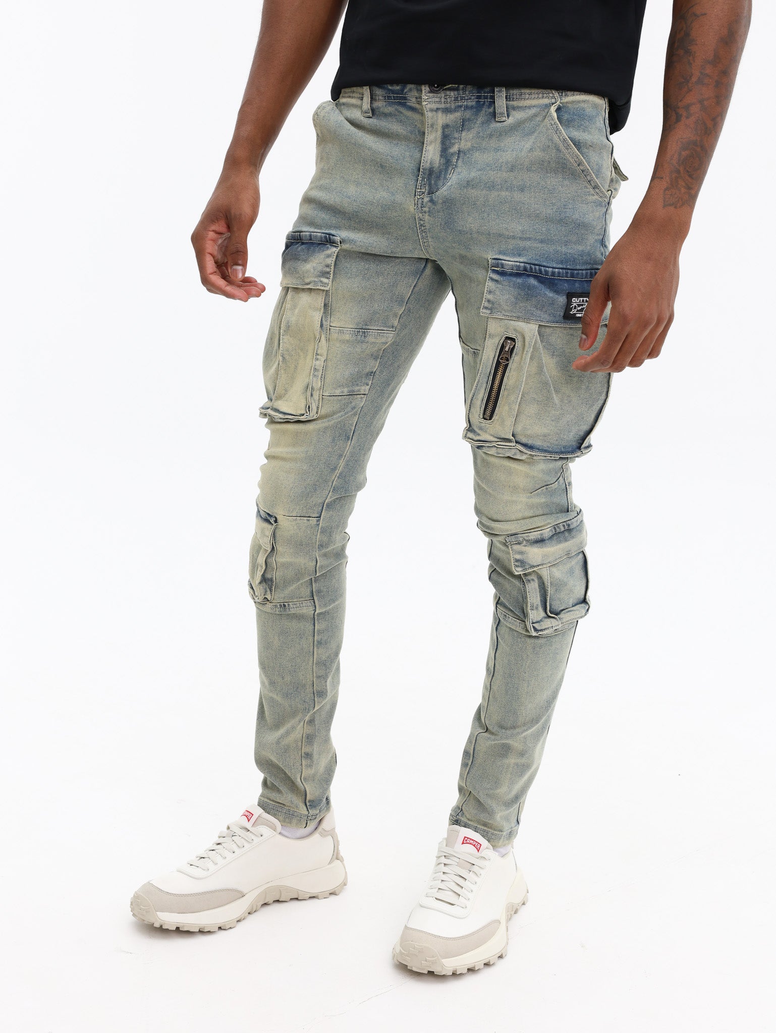 Cutty Cargo Pants Denim Tint